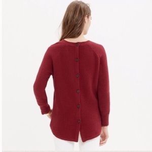 Madewell Button-Back Cotton Sweater